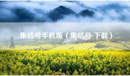集结号手机版（集结号 下载）