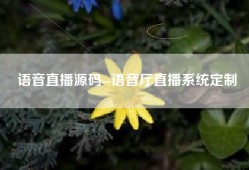 语音直播源码--语音厅直播系统定制