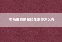 亚马逊直通车转化率低怎么办