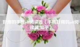好用的手机pdf阅读器（手机好用的pdf阅读器 知乎）