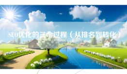SEO优化的三个过程（从排名到转化）