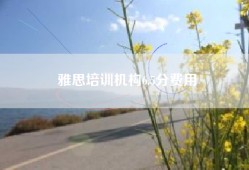 雅思培训机构6.5分费用