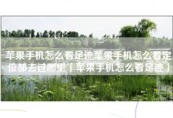 苹果手机怎么看足迹苹果手机怎么看定位都去过哪里「苹果手机怎么看足迹」