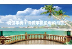 调侃手机（调侃手机没电的句子）