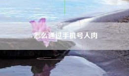 怎么通过手机号人肉