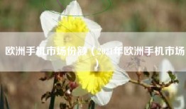 欧洲手机市场份额（2021年欧洲手机市场）