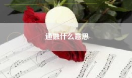 通融什么意思
