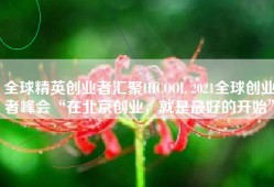 全球精英创业者汇聚HICOOL 2021全球创业者峰会“在北京创业，就是最好的开始”