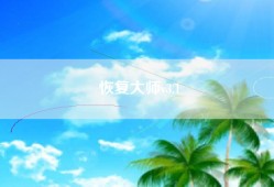 恢复大师v3.1