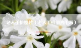 老人手机图片（老人手机图片手写）