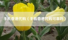 手机香港代购（手机香港代购可靠吗）