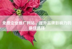 免费企业推广网站，提升品牌影响力的最佳选择