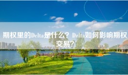 期权里的Delta是什么？Delta如何影响期权交易？