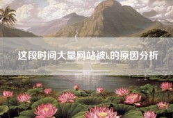 这段时间大量网站被k的原因分析