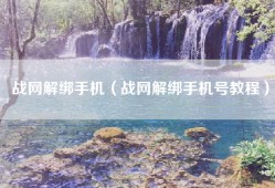 战网解绑手机（战网解绑手机号教程）