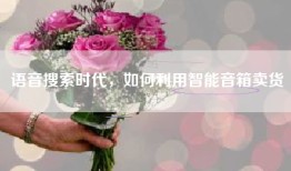 语音搜索时代，如何利用智能音箱卖货