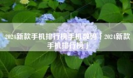 2024新款手机排行榜手机数码「2024新款手机排行榜」