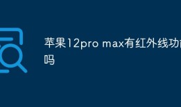 苹果12pro max有红外线功能吗苹果手机有红外遥控功能吗「苹果12pro max有红外线功能吗」