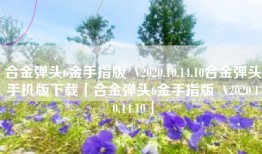 合金弹头6金手指版  V2020.10.14.10合金弹头手机版下载「合金弹头6金手指版  V2020.10.14.10」