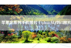 苹果全系列手机图片（iphone从1到13图片）
