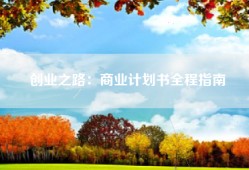 创业之路：商业计划书全程指南