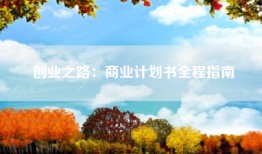 创业之路：商业计划书全程指南
