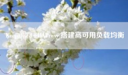 Keepalived+HAProxy 搭建高可用负载均衡