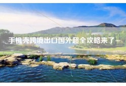 手机壳跨境出口国外超全攻略来了~