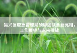 吴兴区应急管理局领导团队全新亮相，工作展望与未来挑战