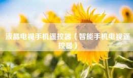 液晶电视手机遥控器（智能手机电视遥控器）