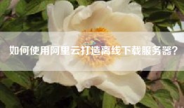 如何使用阿里云打造离线下载服务器？