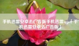 手机迅雷安卓去广告版手机迅雷app「手机迅雷安卓去广告版」