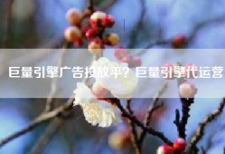 巨量引擎广告投放平？巨量引擎代运营