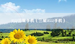 8552三星手机（三星i8552手机）
