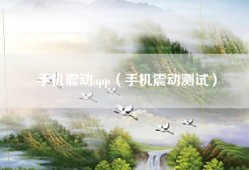 手机震动app（手机震动测试）