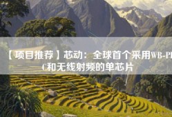 【项目推荐】芯动：全球首个采用WB-PLC和无线射频的单芯片