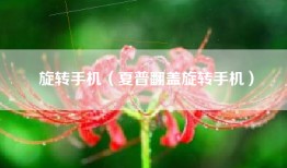 旋转手机（夏普翻盖旋转手机）