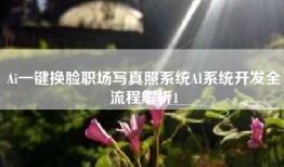 Ai一键换脸职场写真照系统AI系统开发全流程解析1