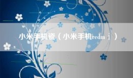 小米手机瓷（小米手机redmⅰ）