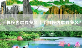 手机换内屏要多久（手机换内屏要多久？）