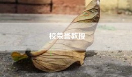 校荣誉教授