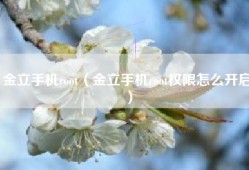 金立手机root（金立手机root权限怎么开启）