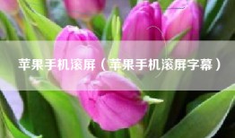 苹果手机滚屏（苹果手机滚屏字幕）