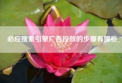 必应搜索引擎广告投放的步骤有哪些