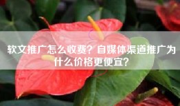 软文推广怎么收费？自媒体渠道推广为什么价格更便宜？