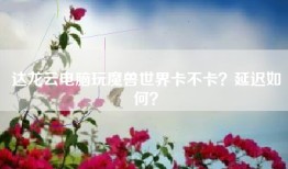 达龙云电脑玩魔兽世界卡不卡？延迟如何？