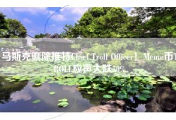 马斯克删除推特Chief Troll Officer！Meme币TROLL应声大跌50%