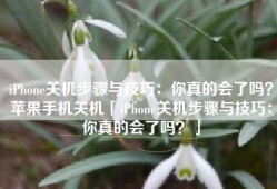 iPhone关机步骤与技巧：你真的会了吗？苹果手机关机「iPhone关机步骤与技巧：你真的会了吗？」