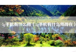 5g手机有什么用（5g手机有什么用现在）