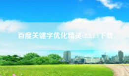百度关键字优化精灵v2.3.1.1下载